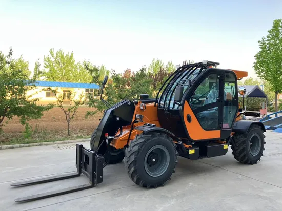3 Tons Telehandler Forklift 4X4 Telescopic Boom Wheel Loader, 4X4 Wheel Loader with Telescopic Boom