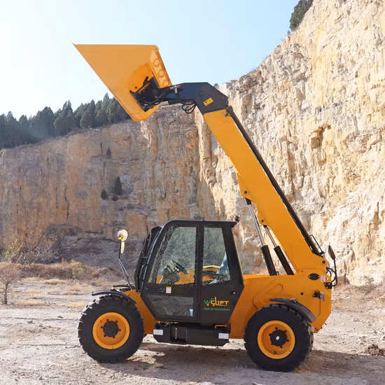 3 Tons Telehandler Forklift 4X4 Telescopic Boom Wheel Loader, 4X4 Wheel Loader with Telescopic Boom