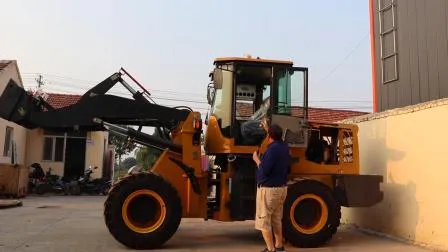 Cina Produttore di caricatori Macchine edili Mini minipala gommata con ruote piccole CE/ISO