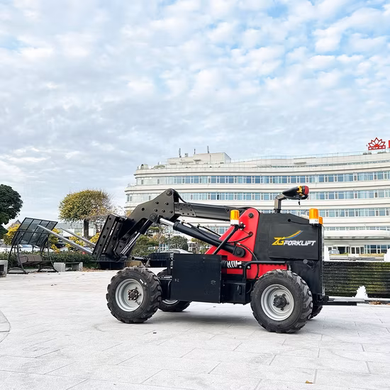 Carrello elevatore a ruote con pala gommata piccola da 1 tonnellata 1,2 tonnellate 1,5 tonnellate certificato CE